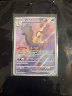 Aurorus 092/088 Illustration Rare Full Art Pokemon Card Perfect Order English - Image 1
