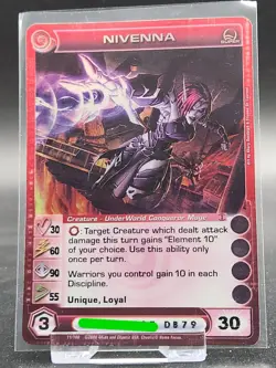 Chaotic Card : Nivenna Roto First Edition Super Rare creature - Image 1