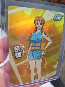 Nami One Piece Trading Card - Card Rank SR03 Holo Foil OP-WA201-SR03 - Image 2