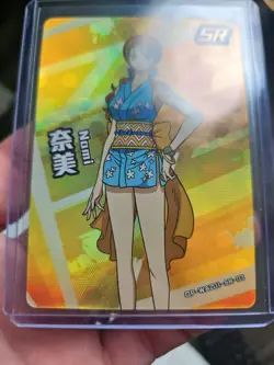 Nami One Piece Trading Card - Card Rank SR03 Holo Foil OP-WA201-SR03 - Image 4