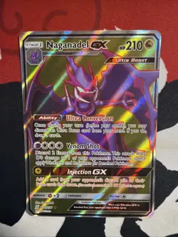 Naganadel GX - 230/236 - Pokemon Unified Minds Sun & Moon Full Art Rare Card NM - Image 1