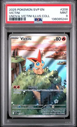 Victini #208 Scarlet & Violet Promo Cards PSA 9 - Image 1