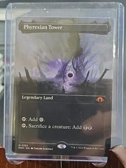 Phyrexian Tower (Borderless) Modern Horizons 3 MTG Regular Near Mint - Image 3