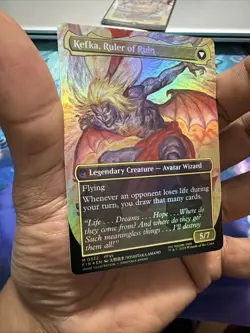 Kefka, Court Mage (Borderless) (0322) Final Fantasy Foil - Image 5