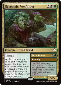 Eccentric Pestfinder - Commander: Secrets of Strixhaven (SOC) - Image 1