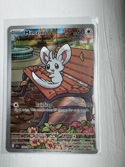 Minccino IR 152/086 SV Black Bolt English Pokemon TCG Card - Image 1