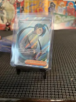 Pokemon TCG Rika Trainer Full Art Paradox Rift Ultra Rare Card 241/182 - Image 1
