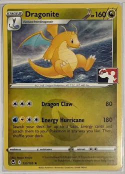 Pokemon TCG Dragonite 131/195 From Prize Pack Series 3 English Cards NM - Image 1