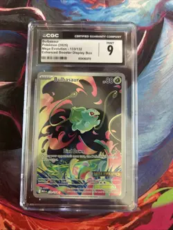 Pokemon TCG Bulbasaur Mega Evolution Promo Card Stamped 133/132 - Image 1