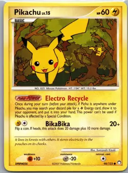 Pikachu 94/123 Common - Pokemon TCG Mysterious Treasures - Non-Holo (NM) - Image 1