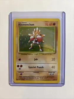 Hitmonchan 7/102 Base Set Holo - Image 1