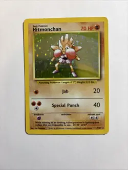 Hitmonchan 7/102 Base Set Holo - Image 3