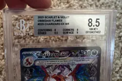 2023 POKEMON OBSIDIAN FLAMES SPECIAL ILLUSTRATION RARE CHARIZARD EX #223 BGS 8.5 - Image 3