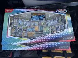Pokemon TCG Prismatic Evolutions Lucario ex and Tyranitar ex Premium Collection - Image 1