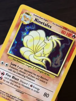 Pokemon TCG “Ninetales” 012/102 Base Set Holo Rare - Image 4