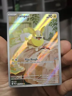 2025 Pokemon Phantasmal Flames Yamper #099/094 Near Mint - Image 1