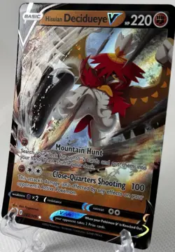 Hisuian Decidueye V - 083/189 Ultra Rare Astral Radiance NM Pokemon TCG - Image 1