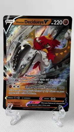 Hisuian Decidueye V - 083/189 Ultra Rare Astral Radiance NM Pokemon TCG - Image 2