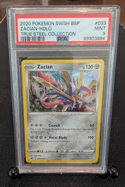 Pokemon - Zacian Cosmos Holo Promo - SWSH033 - 2020 True Steel Coll. - PSA 9 - Image 1