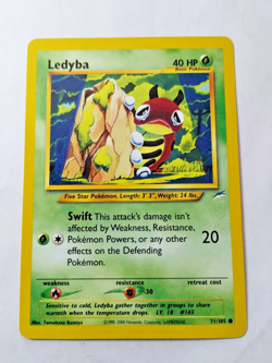 Pokemon TCG Ledyba Neo Destiny 71 Regular Unlimited Common - Uncirculated - Image 1