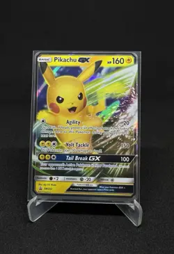 Pokemon TCG Pikachu GX Pikachu and Eevee Special Collection Sm232 Holo Promo - Image 1