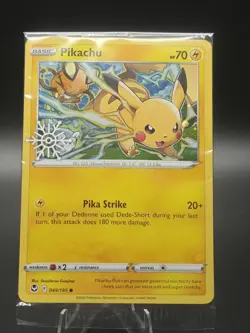 Pikachu - (Holiday Calendar) 049/195 Snowflake Stamped Holo Pokemon Sealed - Image 1