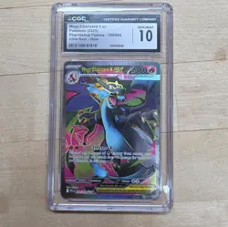 The Pokemon Company CGC 10 Mega Charizard X Ex 109/094 Phantasmal Flames Holo EN - Image 1