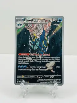 🔥Pokemon TCG-Clawitzer-141/132-Me01: Mega Evolution-Holo-Illustration-M/NM!🔥 - Image 1