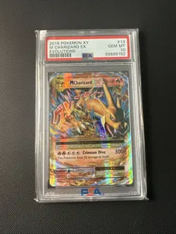 Pokemon TCG 2016 Evolutions M Charizard EX 13/108 Holo Full Art PSA 10 - Image 1