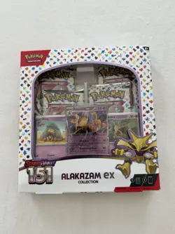 Pokemon TCG Scarlet & Violet 151 Alakazam EX Collection Box - Image 1