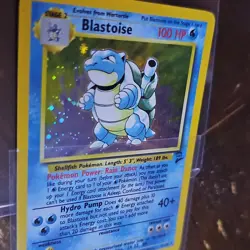 Pokemon TCG Blastoise Base Set 2 Holo Rare 002/130 1999 English Comesintoploader - Image 3