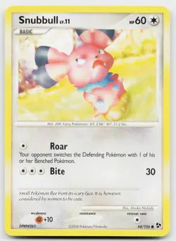 Snubbull 84/106 Common Great Encounters Pokemon Near Mint - Image 1