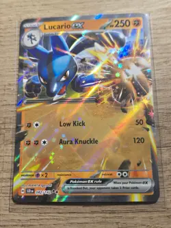 Pokemon TCG Lucario Ex Double Rare Holo - Image 1