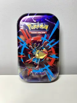 Pokemon Mega Heroes Mini Tin - Lucario Art - Mega Evolution - Sealed Brand New - Image 1