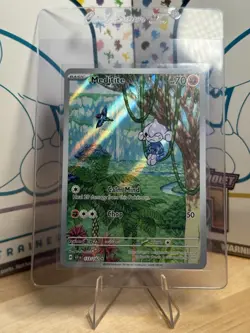 Pokemon TCG Meditite 153/142 Stellar Crown Illustration Rare NM - Image 1
