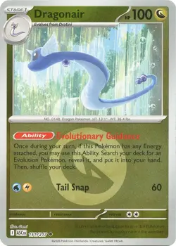 Dragonair (Energy) 151/217 Reverse Holo Pokemon ME: Ascended Heroes NM - Image 1