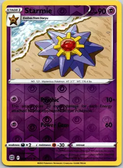 Starmie 055/172 Reverse Holo Uncommon Brilliant Stars NM - Image 1
