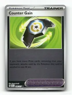 COUNTER GAIN ASCENDED HEROES 186/217 POKEMON REVERSE HOLO NM/M - Image 1