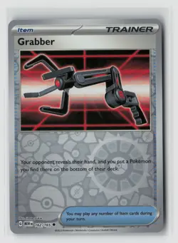 Grabber #162/165 Sv Scarlet & Violet 151 Uncommon Reverse Holo Pokemon TCG NM - Image 1