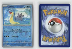 Lapras #131/165 Sv Scarlet & Violet 151 Uncommon Reverse Holo Pokemon TCG NM - Image 3