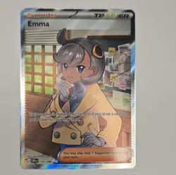 Pokemon TCG Emma 107/086 SV08 Surging Sparks Secret Rare Holo FA EN - Image 1