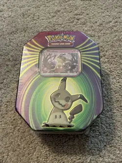 Pokemon TCG: Mighty Mysterious Tin Mimikyu New Factory Sealed 2021 3x Boosters - Image 1