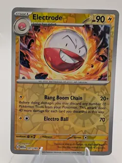 Electrode 101/165 Rare 151 Pokemon Reverse Holo Near Mint - Image 1