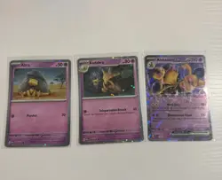 Alakazam EX Pokemon Abra 063/165 Kadabra 064 - Image 1