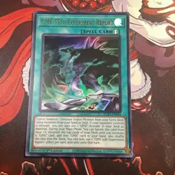 Yugioh! 1x GMX 55th Experiment Report BLZD-EN094 Ultra Rare 1st Ed NM - Image 1