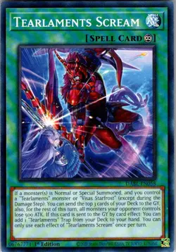 Tearlaments Scream Darkwing Blast DABL-EN058 1st Edition Yu-Gi-Oh NM - Image 1