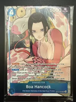 One Piece CCG Boa Hancock ST17-004 Promo Foil Super Rare 6000 Power Eng SEALED - Image 1