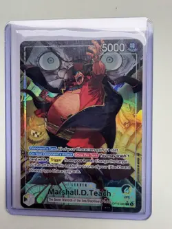 2026 One Piece Marshall.D.Teach (080) Alt Leader OP16-080 The Time of Battle A - Image 1