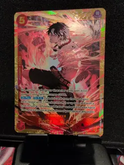 Bandai One Piece Portgas D Ace OP16-118 SEC English - Image 1