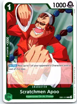 Scratchmen Apoo EB01-015 Premium Booster -The Best- Vol. 2 One Piece Foil NM - Image 1